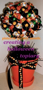 Creating a Halloween Topiary