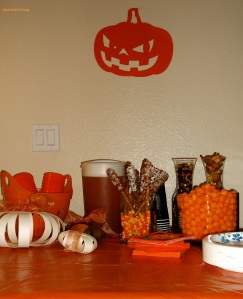 Pumpkin Party Snack Table