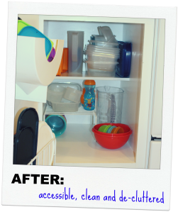 Tupperware Cabinet, After