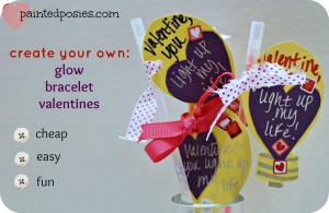 Create Your Own: Glow Bracelet Valentines
