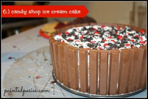 Poker Party Candy Shop Ice Cream Cake