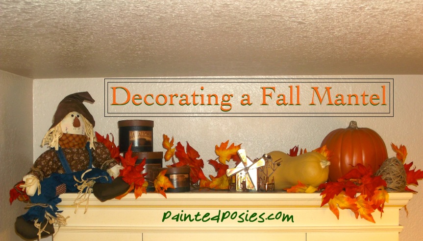 Decorating A Fall Mantel
