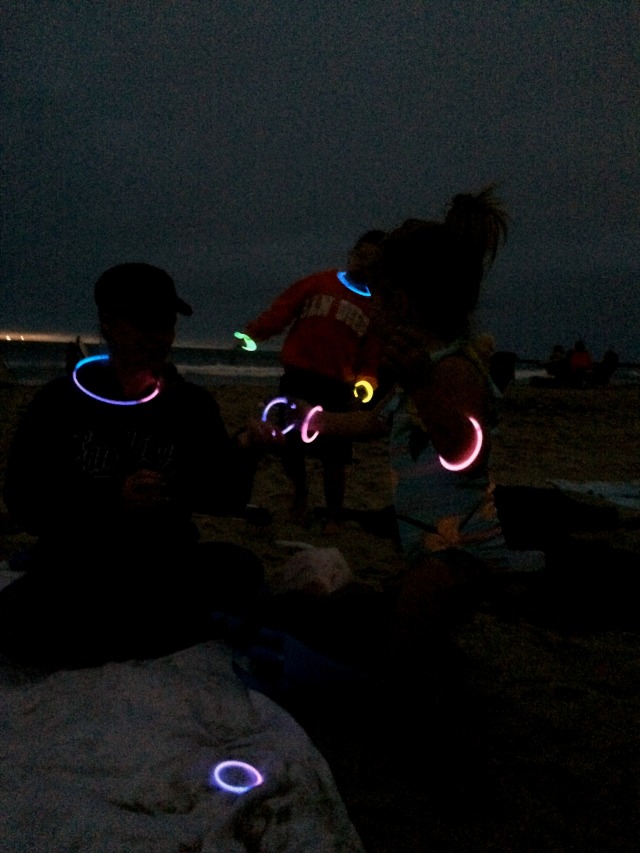 Glow in the Dark Ocean Beach July 2015